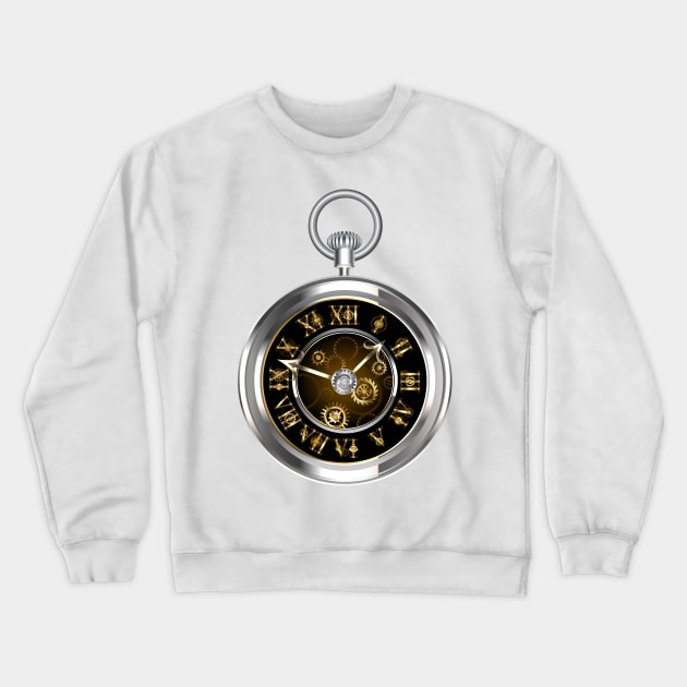 Round Clock Crewneck Sweatshirt by Blackmoon9